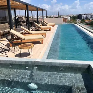 Apartment Magnifico Estudio Con Rooftop Cerca De 5ta Avenida, Playa del Carmen